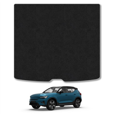 Car Mat Co Volvo Xc40 (2017+) Premium Boot Liner Tailored Accessory Protector Pet Friendly Tufted Carpet Grey Trim from B&Q