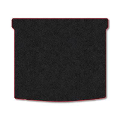 Car Mat Co Cupra Tavascan (2024+) (Upper Boot Floor) Premium Boot Liner Tailored Accessory Protector Pet Friendly Tufted Carpet Red Trim from B&Q
