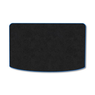 B&Q -  Nissan Qashqai (2013-2021) (Lower Boot) Premium Boot Liner Tailored Accessory Protector Pet Friendly Tufted Carpet Blue Trim