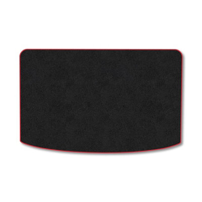 B&Q -  Nissan Qashqai (2013-2021) (Lower Boot) Premium Boot Liner Tailored Accessory Protector Pet Friendly Tufted Carpet Red Trim