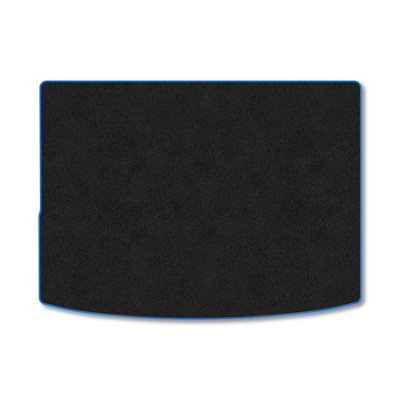 B&Q -  Kia Ev3 (2024+) (Upper Boot) Premium Boot Liner Tailored Accessory Protector Pet Friendly Tufted Carpet Blue Trim