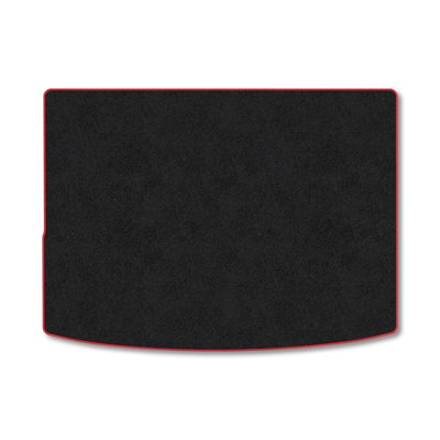 B&Q -  Kia Ev3 (2024+) (Upper Boot) Premium Boot Liner Tailored Accessory Protector Pet Friendly Tufted Carpet Red Trim