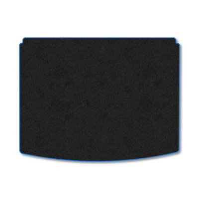 B&Q -  Kia Ev3 (2024+) (Lower Boot) Premium Boot Liner Tailored Accessory Protector Pet Friendly Tufted Carpet Blue Trim