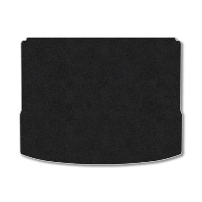 B&Q -  Kia Niro (2022+) (Hybrid Upper-Boot) Premium Boot Liner Tailored Accessory Protector Pet Friendly Tufted Carpet Grey Trim
