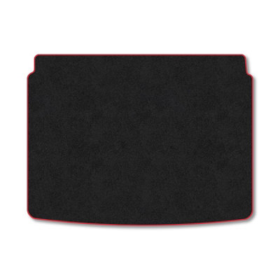 Car Mat Co Jeep Renegade (2014+) (Lower Boot Floor) Premium Boot Liner Tailored Accessory Protector Pet Friendly Tufted Carpet Red Trim from B&Q