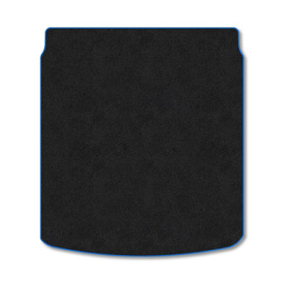 Car Mat Co Audi A6 (2018-2025) Estate Premium Boot Liner Tailored Accessory Protector Pet Friendly Tufted Carpet Blue Trim from B&Q