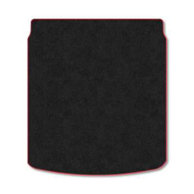 Car Mat Co Audi A6 (2018-2025) Estate Premium Boot Liner Tailored Accessory Protector Pet Friendly Tufted Carpet Red Trim from B&Q