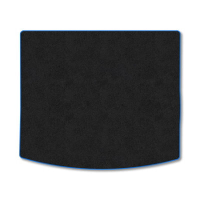 B&Q -  Dacia Duster (2024+) (Upper Boot) Premium Boot Liner Tailored Accessory Protector Pet Friendly Tufted Carpet Blue Trim