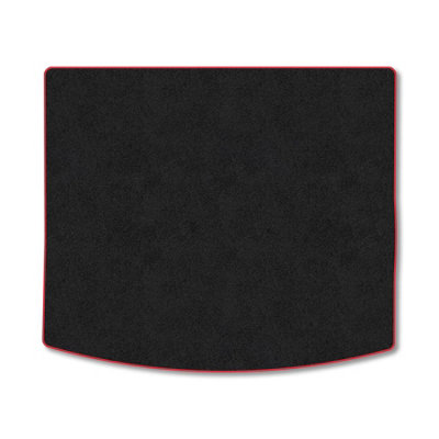 B&Q -  Dacia Duster (2024+) (Upper Boot) Premium Boot Liner Tailored Accessory Protector Pet Friendly Tufted Carpet Red Trim