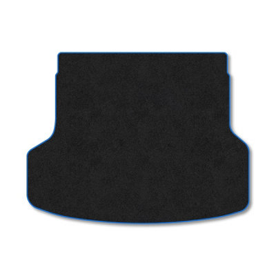 Car Mat Co Hyundai I30 (2016+) (Estate) Premium Boot Liner Tailored Accessory Protector Pet Friendly Tufted Carpet Blue Trim from B&Q