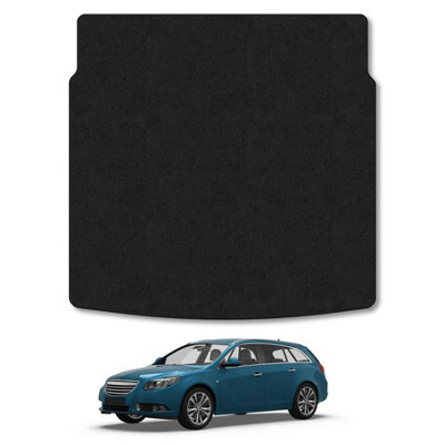 Car Mat Co Vauxhall Insignia Estate (2008-2017) Premium Boot Liner Tailored Accessory Protector Pet Friendly Tufted Carpet Black Trim from B&Q