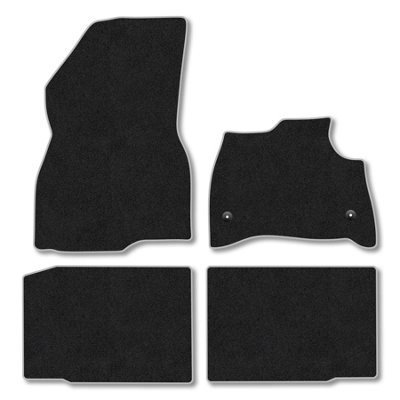Car Mat Co Dacia Bigster (2024+) Premium Car Mats Tufted-Pile Carpet Grey Trim Tailored Fit Car Accessories Durable Set from B&Q