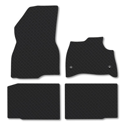 Car Mat Co Dacia Bigster (2024+) Heavy-Duty Rubber Car Mats Tailored Non Slip 5mm Thick from B&Q
