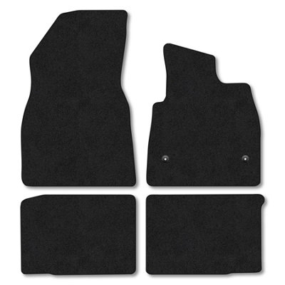 Car Mat Co Dacia Bigster (Hybrid Models Only) (2024+) Premium Car Mats Tufted-Pile Carpet Black Trim Tailored Fit Car Accessories Durable Set from B&Q