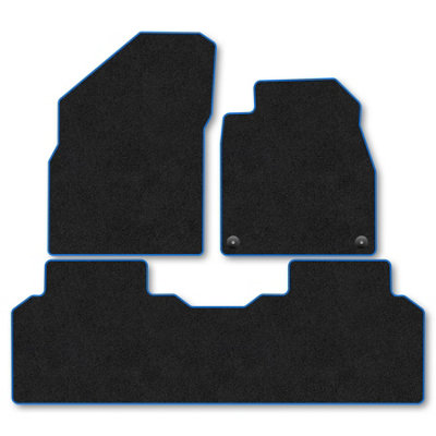 Car Mat Co Kia Ev4 (2025+) Premium Car Mats Tufted-Pile Carpet Blue Trim Tailored Fit Car Accessories Durable Set from B&Q