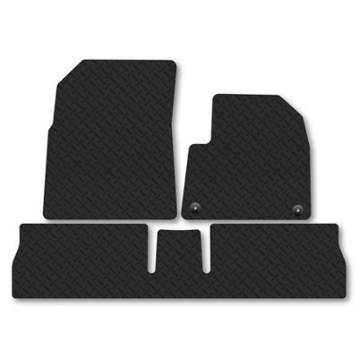 Car Mat Co Citroen E-Berlingo-M Multispace (2023+) Heavy-Duty Rubber Van Mats Tailored 5mm from B&Q