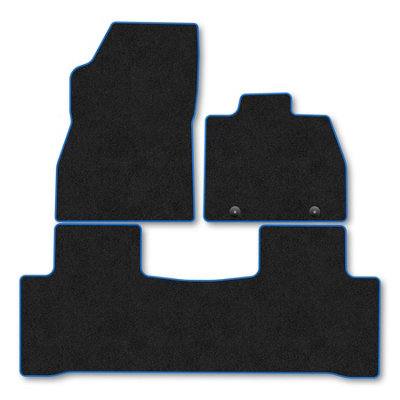Car Mat Co Byd Sealion 7 (2025+) Premium Car Mats Tufted-Pile Carpet Blue Trim Tailored Fit Car Accessories Durable Set from B&Q
