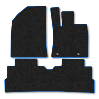 Car Mat Co Byd Dolphin Surf (2025+) Premium Car Mats Tufted-Pile Carpet Blue Trim Tailored Fit Car Accessories Durable Set from B&Q
