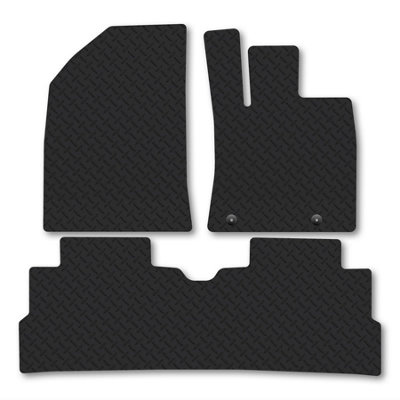 Car Mat Co Byd Dolphin Surf (2025+) Heavy-Duty Rubber Car Mats Tailored Non Slip 5mm Thick from B&Q