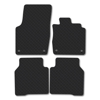 Car Mat Co Vw Id.7 (2024+) Heavy-Duty Rubber Car Mats Tailored Non Slip 5mm Thick from B&Q
