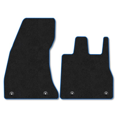 Car Mat Co Mg Cyberster (2024+) Premium Car Mats Tufted-Pile Carpet Blue Trim Tailored Fit Car Accessories Durable Set from B&Q
