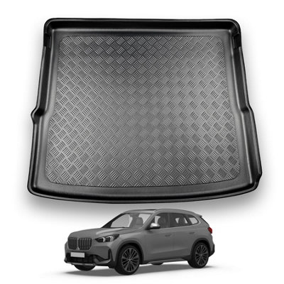 B&Q -  Bmw X1 (2022+) (U11) Premium Boot Liner Mat Guardliner Tailored All-Weather Protector Raised Edges Car Accessories