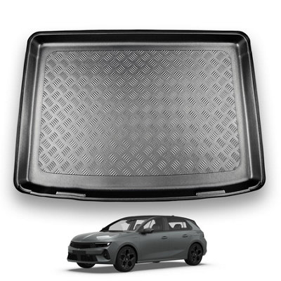Nomad Vauxhall Astra (2023+) (Electric) Premium Boot Liner Mat Guardliner Tailored All-Weather Protector Raised Edges Car Accessories from B&Q