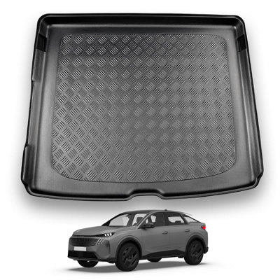 B&Q -  Peugeot E-3008 (2024+) Premium Boot Liner Mat Guardliner Tailored All-Weather Protector Raised Edges Car Accessories