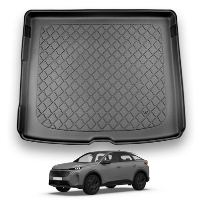 B&Q -  Peugeot E-3008 (2024+) Premium Boot Liner Mat Guardliner Tailored All-Weather Protector Raised Edges Car Accessories
