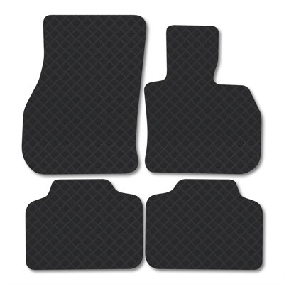 Car Mat Co Mini Countryman (F60) (2017-2023) Heavy-Duty Rubber Car Mats Tailored 5mm Thick Car Accessories Waterproof Non-Slip Durable from B&Q