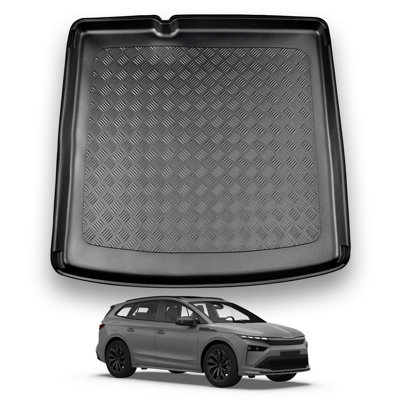 Nomad Skoda Enyaq (2021+) (Non-Adjustable Boot) Boot Liner Tailored Boot Protector Waterproof Accessory Pet Friendly Easy Install from B&Q
