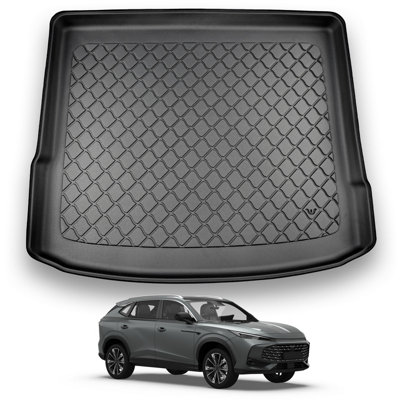 B&Q -  Mg Hs (2024+) Premium Boot Liner Mat Guardliner Tailored All-Weather Protector Raised Edges Car Accessories