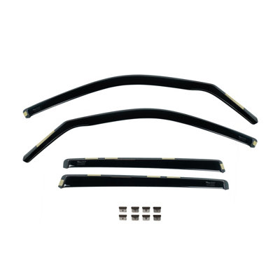 Nomad Kia Niro (2022- ) Wind Deflectors Uv & Scratch Resistant Acrylic In-Channel Fit Rain Window Protection Car Accessories from B&Q