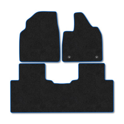 Car Mat Co Leapmotor C10 (2024+) Premium Car Mats Tufted-Pile Carpet Blue Trim Tailored Fit Car Accessories Durable Set from B&Q