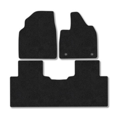 Car Mat Co Leapmotor C10 (2024+) Premium Car Mats Tufted-Pile Carpet Grey Trim Tailored Fit Car Accessories Durable Set from B&Q