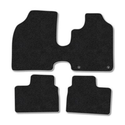 Car Mat Co Leapmotor T03 (2024+) Premium Car Mats Tufted-Pile Carpet Grey Trim Tailored Fit Car Accessories Durable Set from B&Q