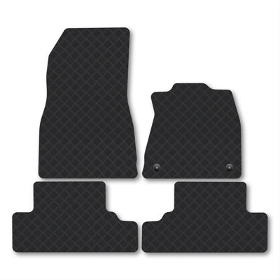 Car Mat Co Nissan Micra (2025+) Heavy-Duty Rubber Car Mats Tailored 5mm Thick Car Accessories Waterproof Non-Slip Durable from B&Q