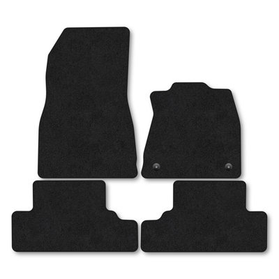 Car Mat Co Nissan Micra (2025+) Premium Car Mats Tufted-Pile Carpet Black Trim Tailored Fit Car Accessories Durable Set from B&Q