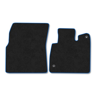 Car Mat Co Nissan Townstar (2022+) Premium Car Mats Tufted-Pile Carpet Blue Trim Tailored Fit Car Accessories Durable Set from B&Q