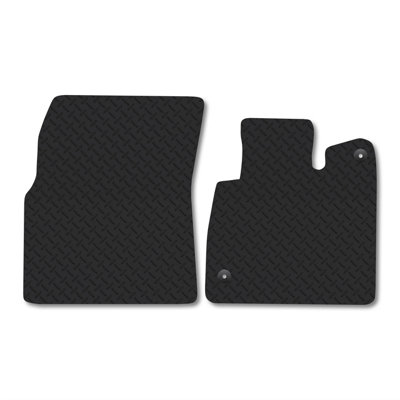 Car Mat Co Nissan Townstar (2022+) Rubber Car Mats Tailored Waterproof Car Accessories Durable Front Rear Set Non-Slip from B&Q
