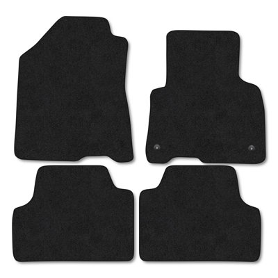 Car Mat Co Kia Soul (2019+) (Ev) Premium Car Mats Tufted-Pile Carpet Black Trim Tailored Fit Car Accessories Durable Set from B&Q