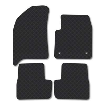 Car Mat Co Fiat Grande Panda (2025+) (Mhev) Only Suitable For Mhev Models Heavy-Duty Rubber Car Mats Tailored 5mm Thick  Waterproof from B&Q