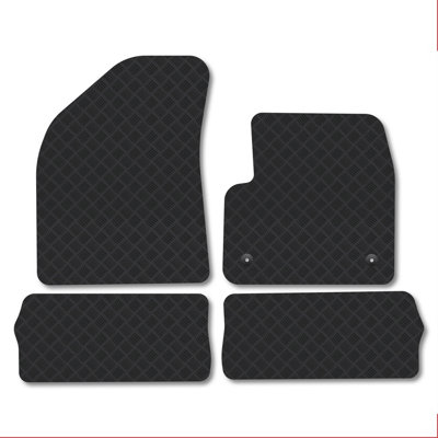 Car Mat Co Fiat Grande Panda (2025+) (Ev) Only Suitable For Ev Models Heavy-Duty Rubber Car Mats Tailored 5mm Thick  Waterproof from B&Q
