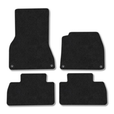 B&Q -  Porsche Macan (2024+) (Ev) Only Suitable For Ev Models Car Mats Tailored Fit Grey Trim Accessory Carpet Car Accessories