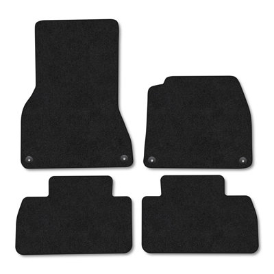 B&Q -  Porsche Macan (2024+) (Ev) Only Suitable For Ev Models Premium Car Mats Tufted-Pile Carpet Black Trim Tailored Fit