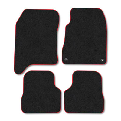 Car Mat Co Vauxhall Mokka (2020-) (Mhev) Only Suitable For Mild Hybrid Models Car Mats Tailored Fit Red Trim Accessory Carpet from B&Q