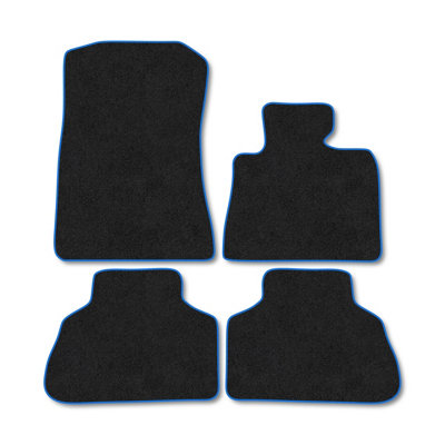 Car Mat Co Bmw X5 (G05) (2020+)  Premium Car Mats Tufted-Pile Carpet Blue Trim Tailored Fit Car Accessories Durable Set from B&Q