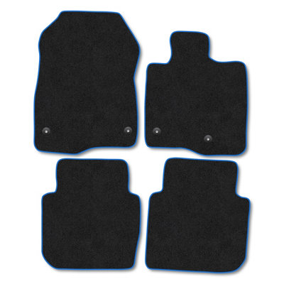 Car Mat Co Honda Cr-V (2023+) (Hybrid) Only Suitable For Hybrid Models Premium Car Mats Tufted-Pile Carpet Blue Trim Tailored Fit from B&Q
