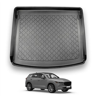 Nomad Mazda Cx-5 (2022+) Fits Boot With Adjustable Floor In Upper Position. Premium Boot Liner Mat Tailored  Protector Raised Edges from B&Q