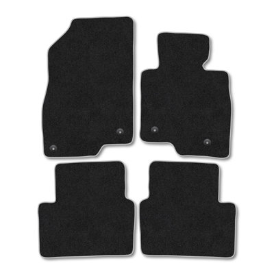 Car Mat Co Mercedes-Benz Eqs (2021+) Premium Car Mats Tufted-Pile Carpet Grey Trim Tailored Fit Car Accessories Durable Set from B&Q